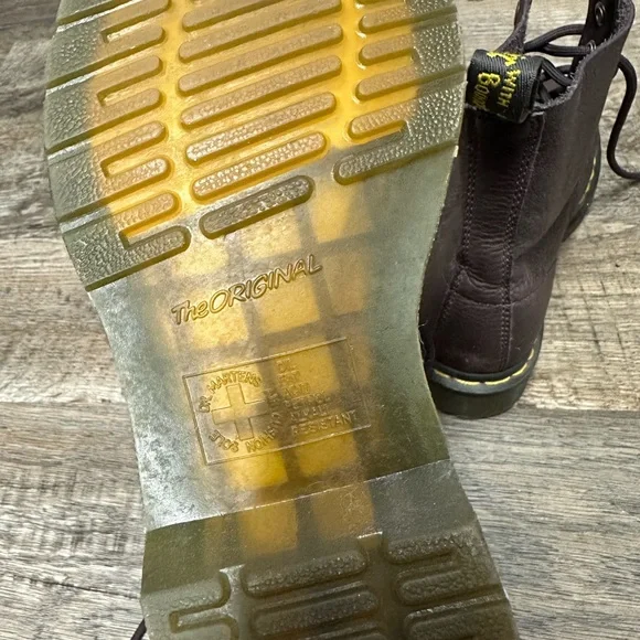 Dr. Martens 1460 Burgundy Lace Up Boots - Size 38/7 - Picture 4 of 5